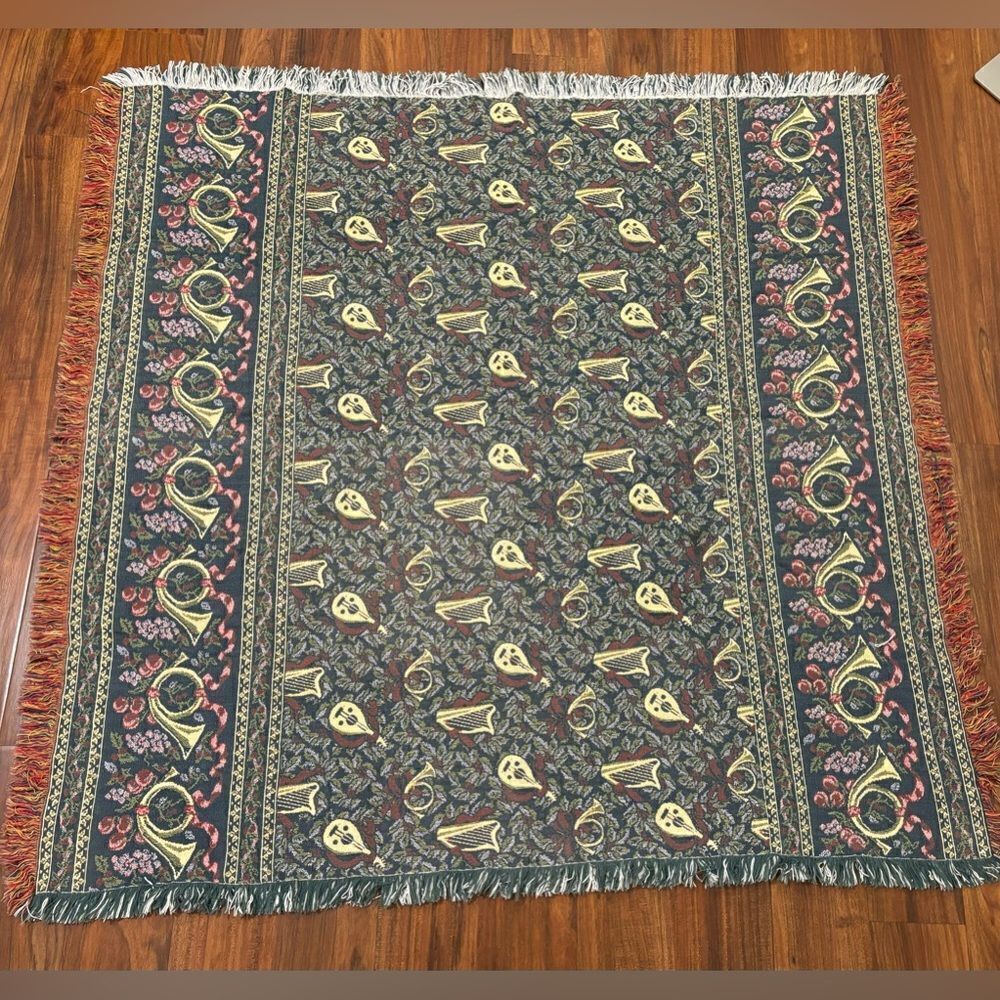 Classical Orchestra Musical Instruments Tapestry Blanket